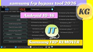 SAMSUNG FRP ENABLE ADB TOOL 2026 | Android 10-16 | Samsung QUALCOM FRP REMOVER