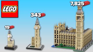 LEGO Big Ben in Different Scales | Comparison
