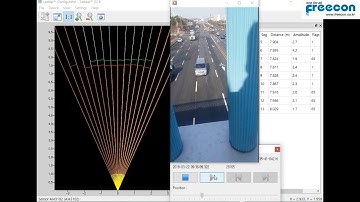 [프리콘]Leddar LiDAR센서 IS16_육교 위 차량검출 테스트