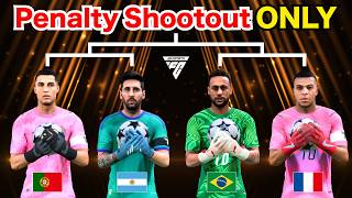Ronaldo, Messi, Neymar & Mbappé as GOALKEEPERS! Penalty Shootout Tournament [FC26] screenshot 4