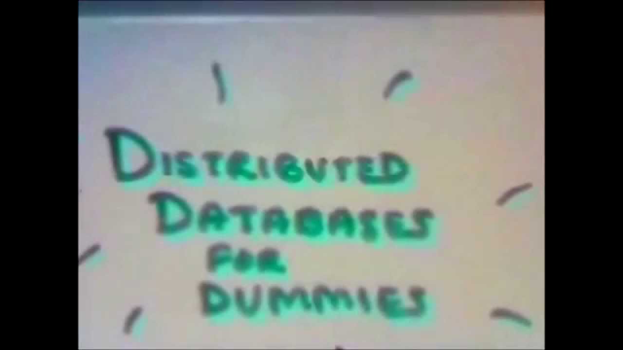Distributed database thesis topics