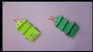 PAPER SNAkE ORIGAMI