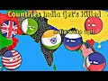 Countries India Get's Killed 🇮🇳😱[Funny And Interesting] 💐🇮🇳 #countryballs #worldprovinces