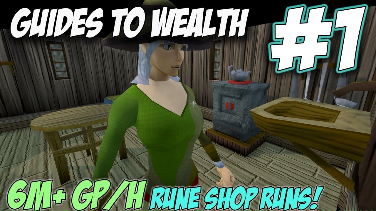 runescape money making shop runs