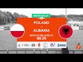 2021 IBSA Blind Football European Championships Division 2 | day 4 - Play-off (Poland vs Albania)