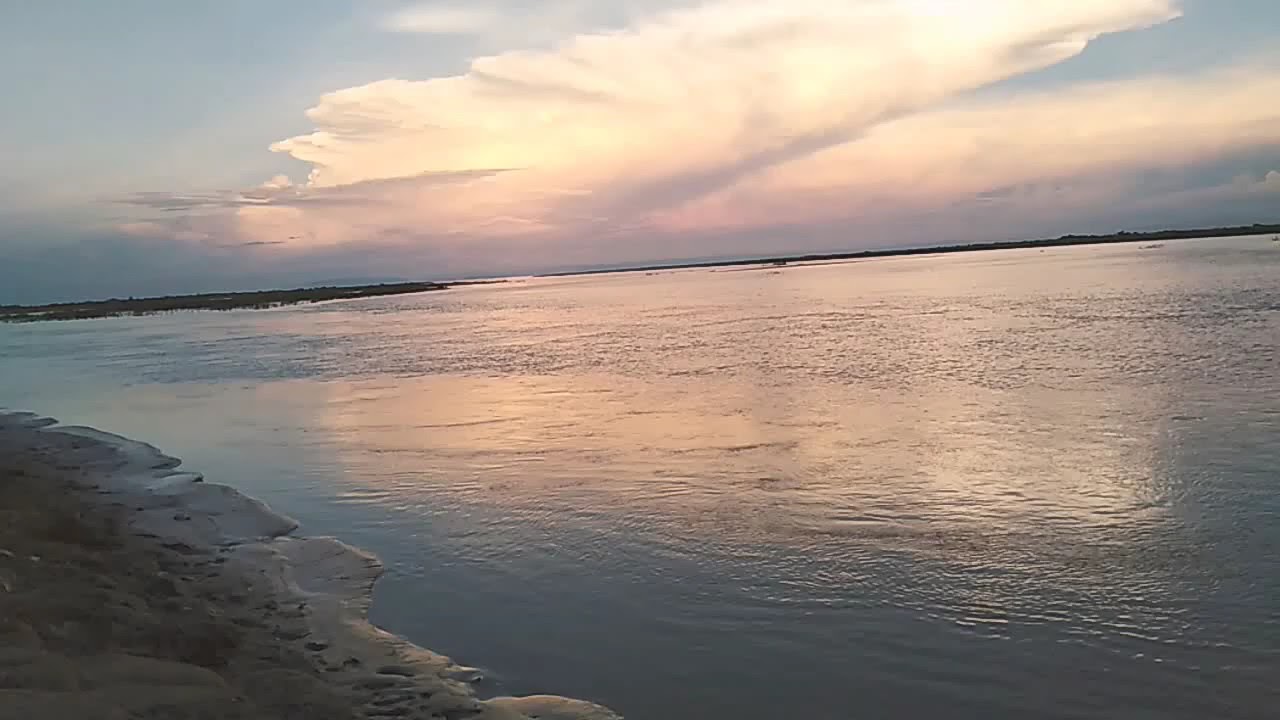 Evening view of the Brahmaputra River