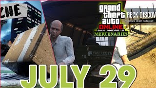 Gun Van, Shipwreck & Gs Cache Location Today July 29