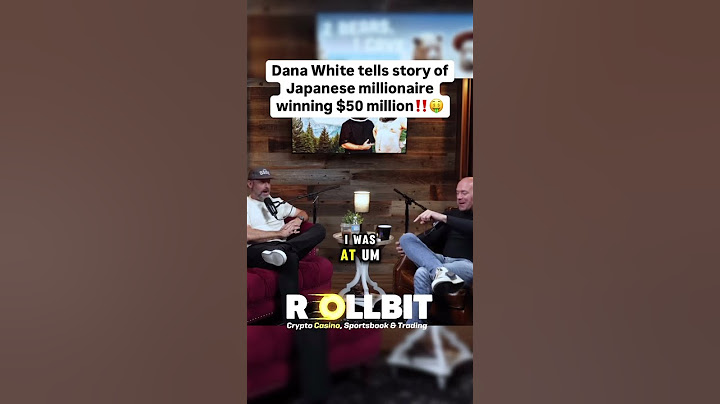 Dana White tells crazy story about Japanese millionaire winning $50M and losing $25M