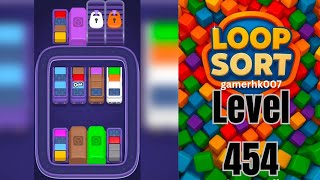 Loop Sort Level 454 hard level Walkthrough Solution 