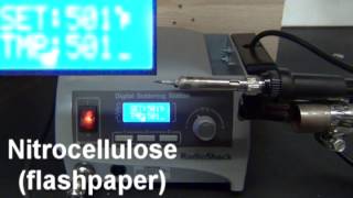 Soldering iron ignition - virtual laboratory