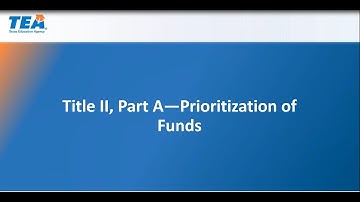 Webinar: 2023-24 Random Validation Title II, Part - Prioritization of Funds