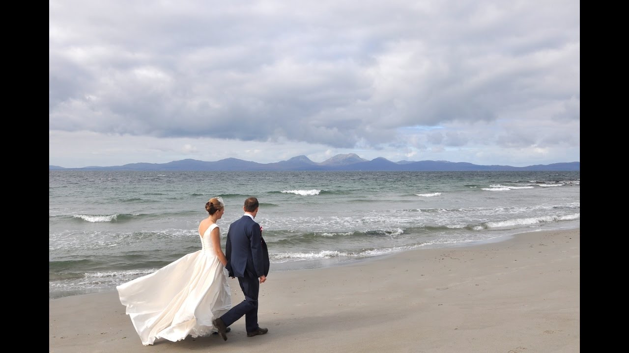 Intimate Romantic Small Scottish Beach Wedding At Crear