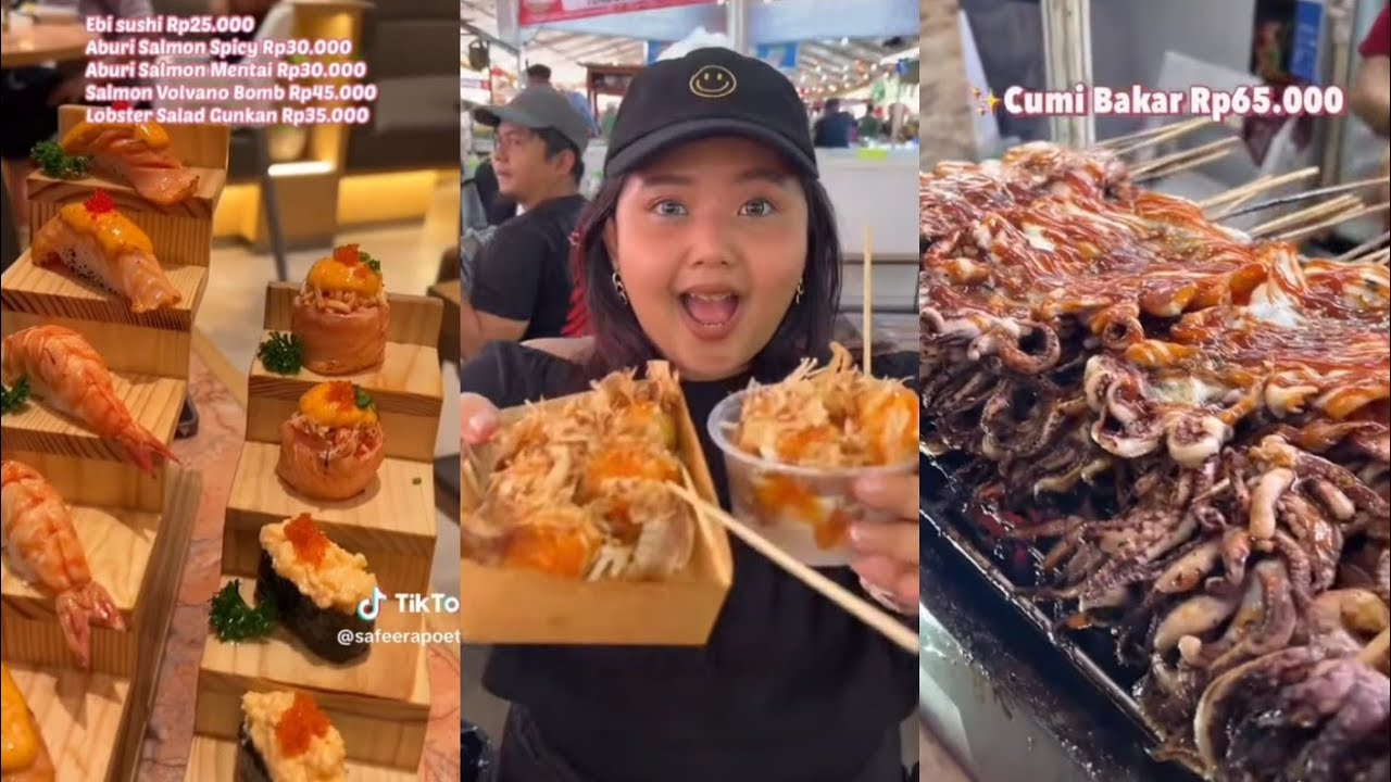 kumpulan vidio tik tok terbaru @safeerapoetry ||#kumpulanvidiotiktok #makanan 🍜🍣#jajanankekinian