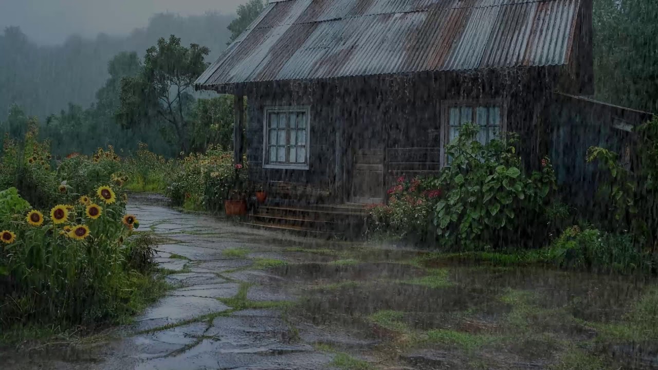 Soft rain ambience quieting mental restlessness and helping your mind rest deeply