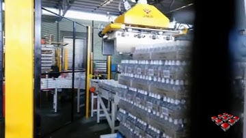 Palletizing Shrink Wrapped Trays - ICON Robotics