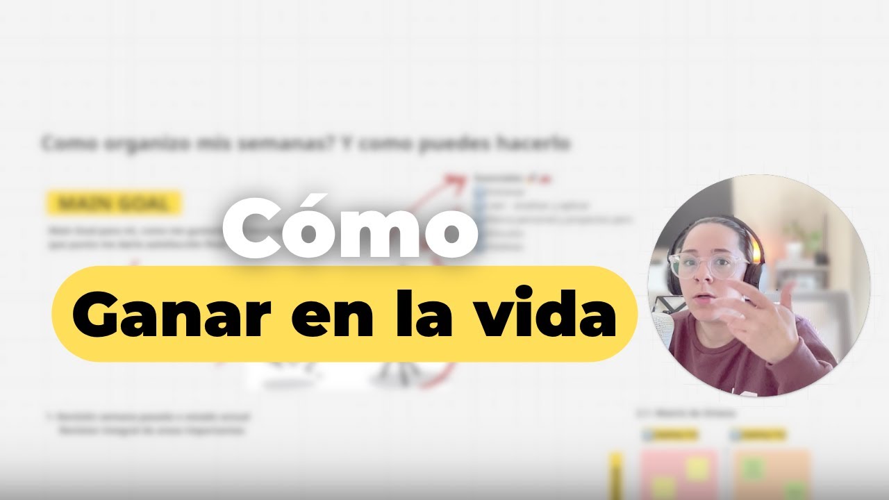 Cómo OPTIMIZAR tus semanas y ganarle a la VIDA 🗓️