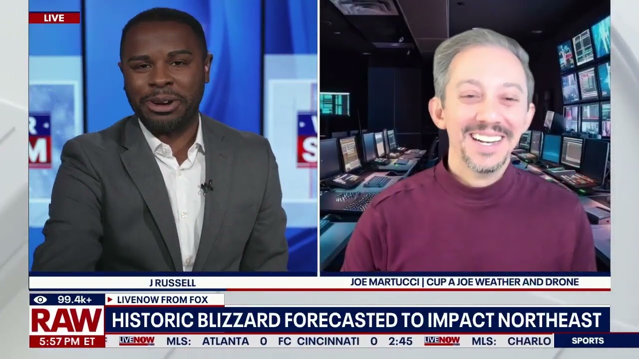 livenowfox interviews Meteorologist Joe Martucci on impending nor