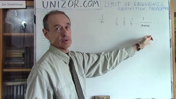 Unizor - Sequence Limit - Definition and Properties