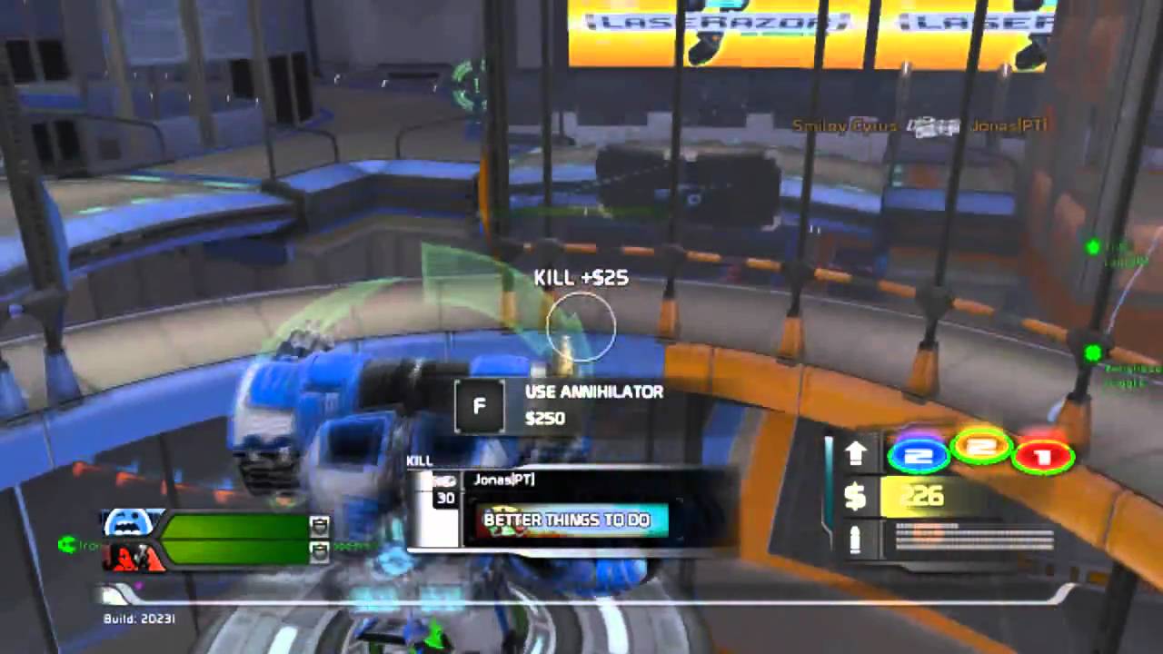 Monday Night Combat PC - Gunner gameplay #3 (Uber on Laserazor)