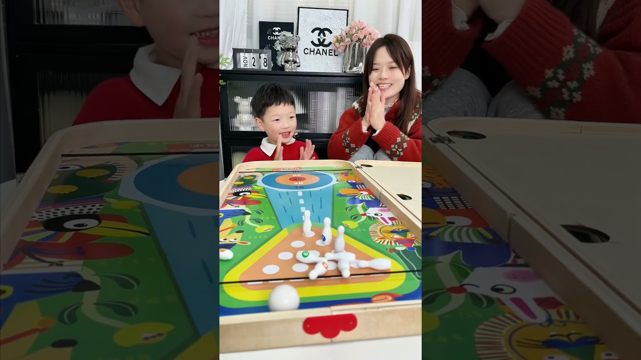 Eco-Friendly Wooden Tabletop Game | 5 Games, Endless Fun