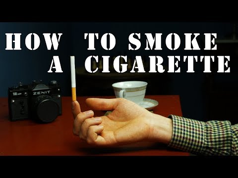 Comment fumer une cigarette - Stop Motion animation
