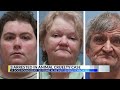 Three people arrested after dozens of dogs found dead, emaciated at Lee Co. residence