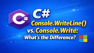 Write Your First C# Program Today (Step-by-Step) | Benazir Education