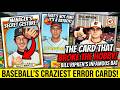 The Bizarre History of Baseball’s Weirdest Card Blunders