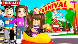 WE TOOK BABY SARINHA TO THE NEW BROOKHAVEN AMUSEMENT PARK - ROBLOX screenshot 5