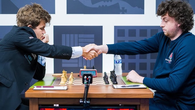 Hans Niemann checkmates Magnus Carlsen on LAN - Jaxon
