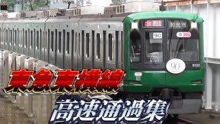 【高速通過集】車種・行先たくさん!! 東急東横線元住吉駅 いろいろな列車が通過