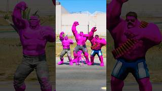 SPIDE-RMAN VS SKINNY PINK-HULK SUPERHEROES BATTLE #gta5 #shorts #spiderman #hulk