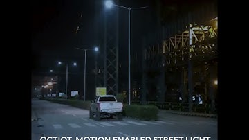 OCTIOT | Motion Sensor Automatic Street Light |  Auto On/Off