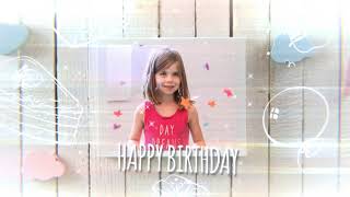 ae project file Happy Birthday Kids Photos 16-Video World|| After Effects Free Project Download screenshot 1