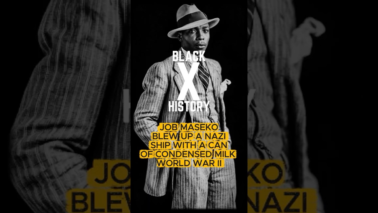 Job Maseko - The POW Who Sank a Nazi Ship With a Milk Tin  #blackhistoryx #blackhistory #history