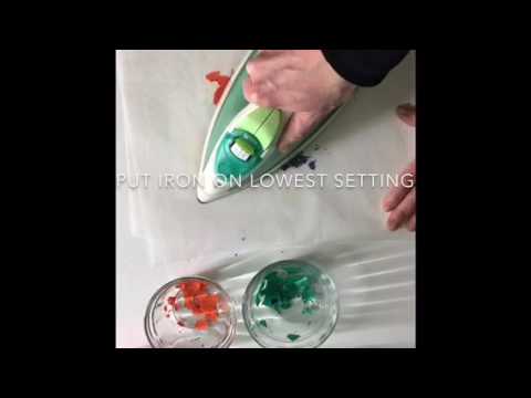 Crayon Shaving Suncatcher