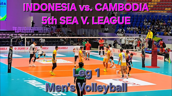 Indonesia vs. Cambodia , 5th SEA V. league, Mens Volleyball, Leg 1, July 11, 2025