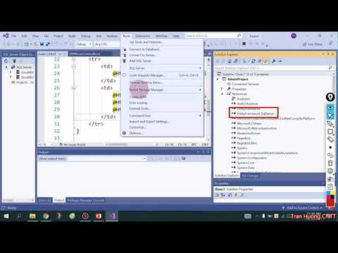 Lesson 7.0: Troubleshooting and Installing ENTITY FRAMEWORK