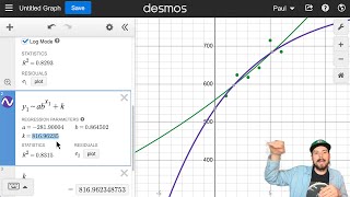 Comparing and Using Regression Models | Desmos Activity