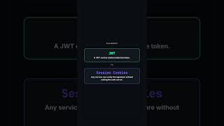 JWT vs Session Cookies #coding #computer-science #auth #webdev #tokens #cookies #security