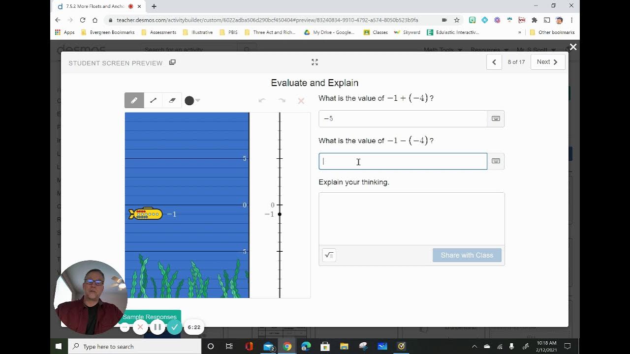 Desmos 7.5.2 More Floats and Anchors YouTube