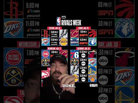 NBA Rivals week is undefeated