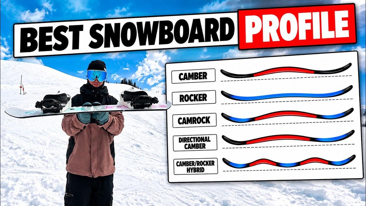 How to Choose the Right Snowboard Profile - Camber vs Rocker Explained