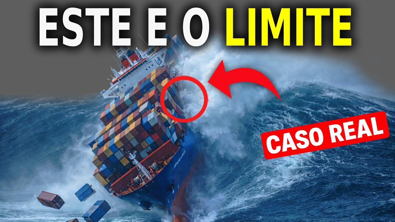 As ondas gigantes SÍ PODEM afundar navios Gigantes. ESTE é o LIMITE