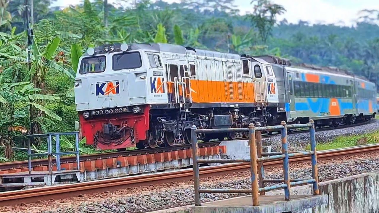 KERETA API PANJANG‼️ HUNTING 30 KERETA API NGEBUT DI PERLINTASAN MENIKUNG
