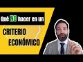 Qué NO hacer en un Criterio Economico | Licitación Pública