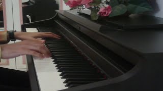 Video thumbnail of "مقدمة المسلسل الكرتوني أحلى الأيام - عزف على البيانو"