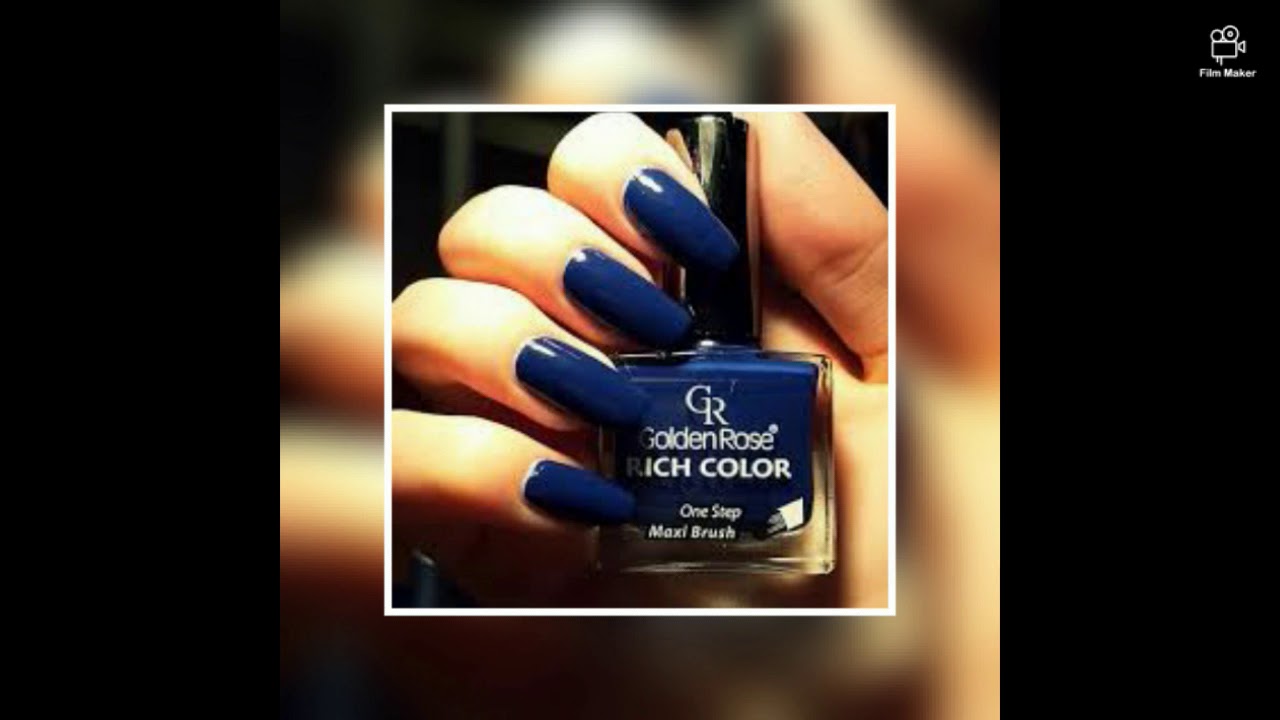 The most beautiful nail polish💙💅 YouTube