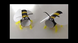 Knutseltip - Een Honingbijtje Van Een Wc Rol