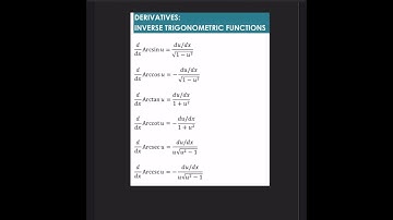 Differential Calculus: Inverse Trigonometric Function (Part 1)